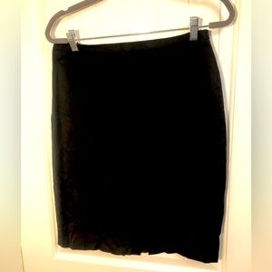 Black Brooks Brothers wool skirt